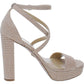 Charlize Womens Strappy Heels Ankle Strap