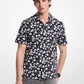 Floral Stretch Cotton Camp Shirt