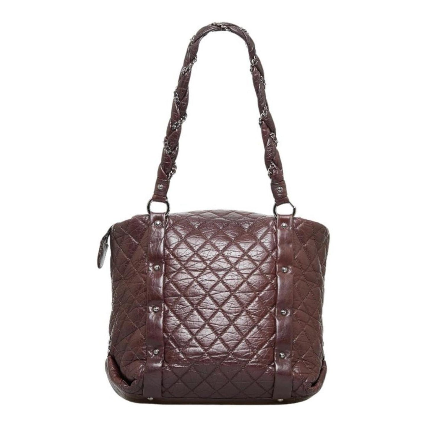 Chanel Lady Braid  Leather Shoulder Bag (Pre-Owned)