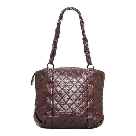 Chanel Lady Braid  Leather Shoulder Bag (Pre-Owned)