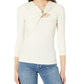 Ring-Front Rib-Knit Top