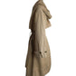 Michael Michael Kors Hooded Trench Coat in Beige Cotton