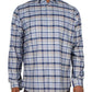 Mens Plaid Stretch Button-Down Shirt