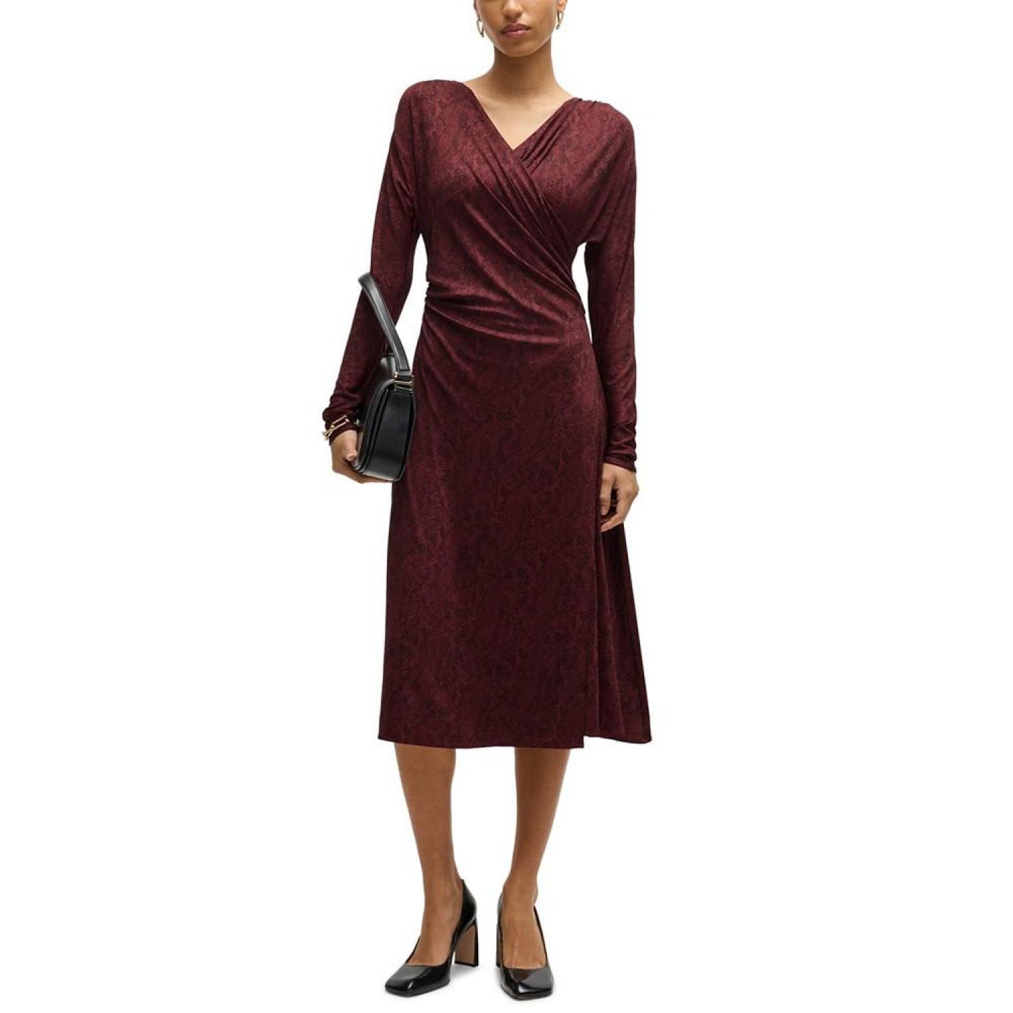 Women's Wrap-Front Dress