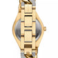 Women's Lennox Three-Hand Gold-Tone Stainless Steel Watch 37mm