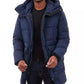 Men's Heavyweight Hooded Long Puffer Coat