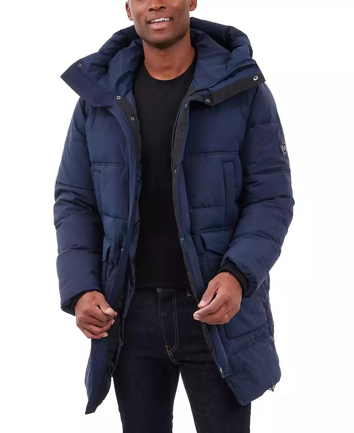 Men's Heavyweight Hooded Long Puffer Coat