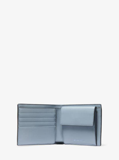 Rivington Striped Logo Billfold Wallet With Coin Pouch