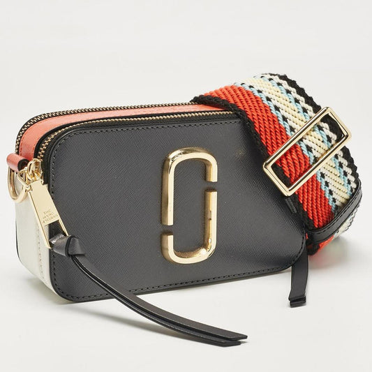 Multicolor Patent Leather Snapshot Crossbody Bag