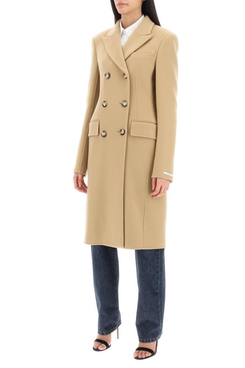 Sportmax Selim Double-Breasted Wool Coat