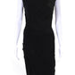 Michael Kors Collection Womens Sleeveless Ruched Body Con Dress Black