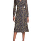 Womens Chain Belt Midi Shirtdress