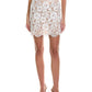 Michael Kors Collection Floral Lace Silk-Lined Mini Skirt