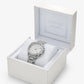 Limited-Edition Oversized Sage Pavé Silver-Tone Watch