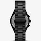 Oversized Lennox Black-Tone Watch