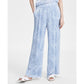 Michael Kors Women's Petal Front-Pleat Wide-Leg Pants