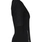 Michael Kors Zipped Short Sleeve Jacket in Black Wool