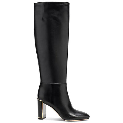 Merritt Womens Faux Leather Tall Knee-High Boots