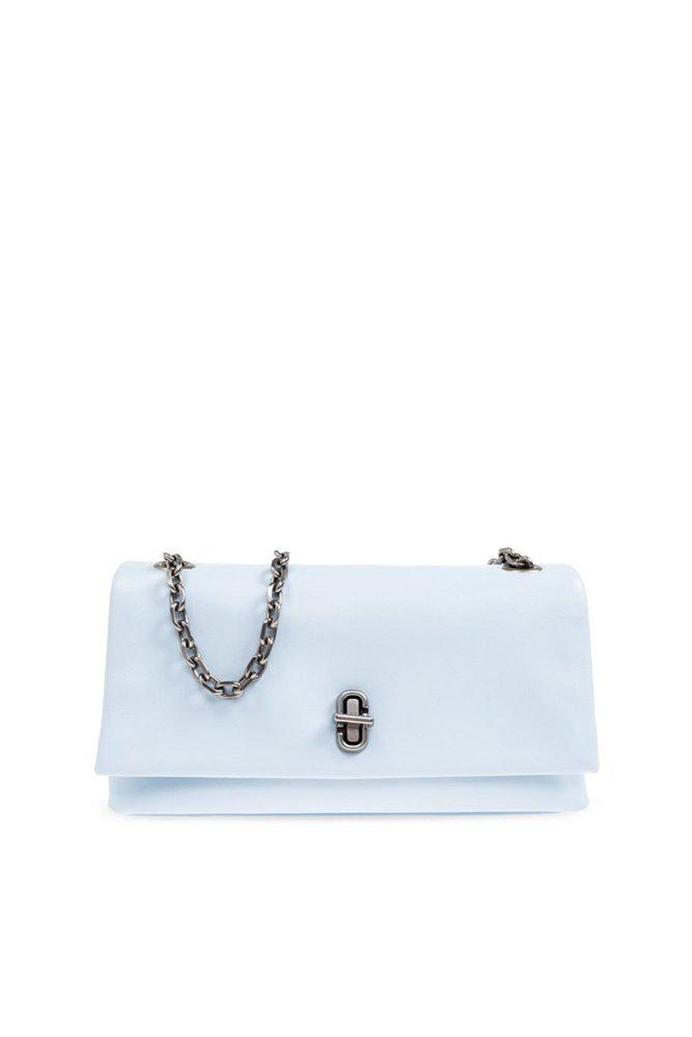 Marc Jacobs The Dual Logo Embossed Chain Wallet