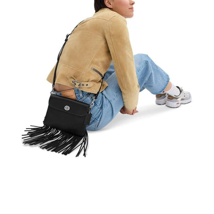 Leather 1964 Fringe Crossbody