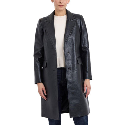 Women's Textured Faux-Leather Jacket