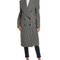 Michael Kors Collection Dogtooth Melton Wool Coat