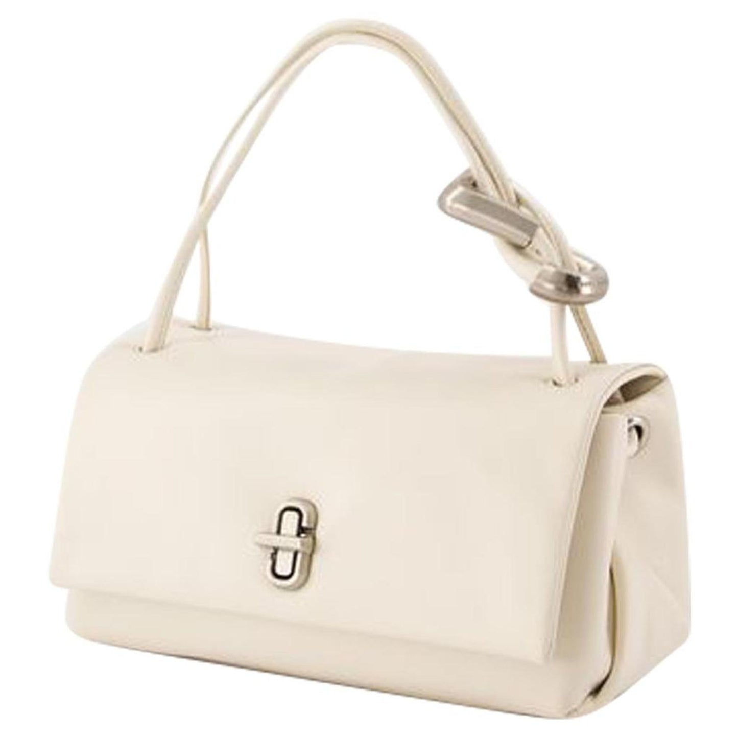 The Lil Link Purse -  - Leather - White