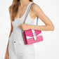 Greenwich Small Color-Block Signature Logo Crossbody Bag