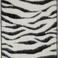 Black & White 'The Zebra Brushed' Scarf