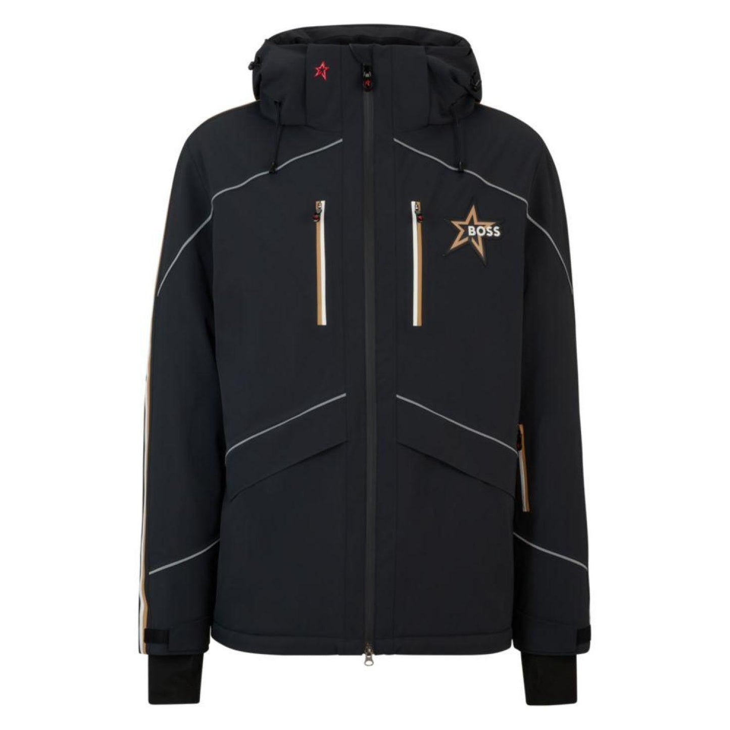 BOSS x Perfect Moment hooded down ski jacket with special branding