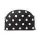 Morgan Sunshine Dot Printed PVC Double Zip Dome Mini Crossbody