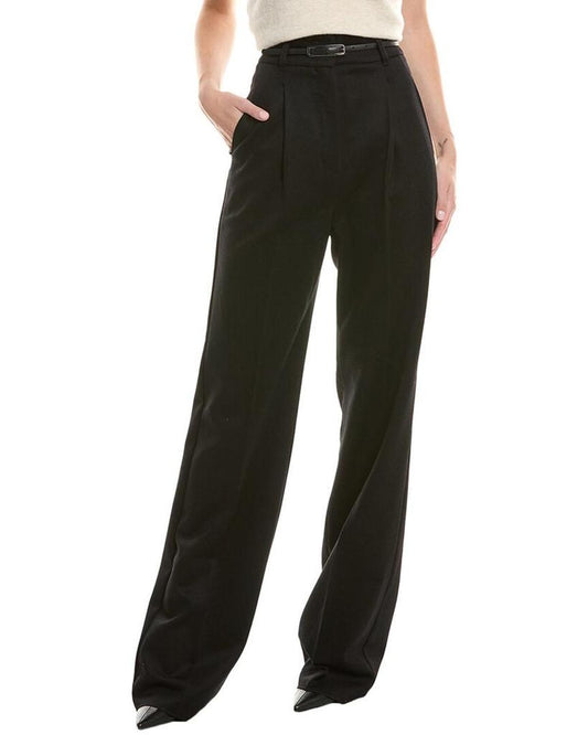 Max Mara Studio Perdoni Long Wool Trouser