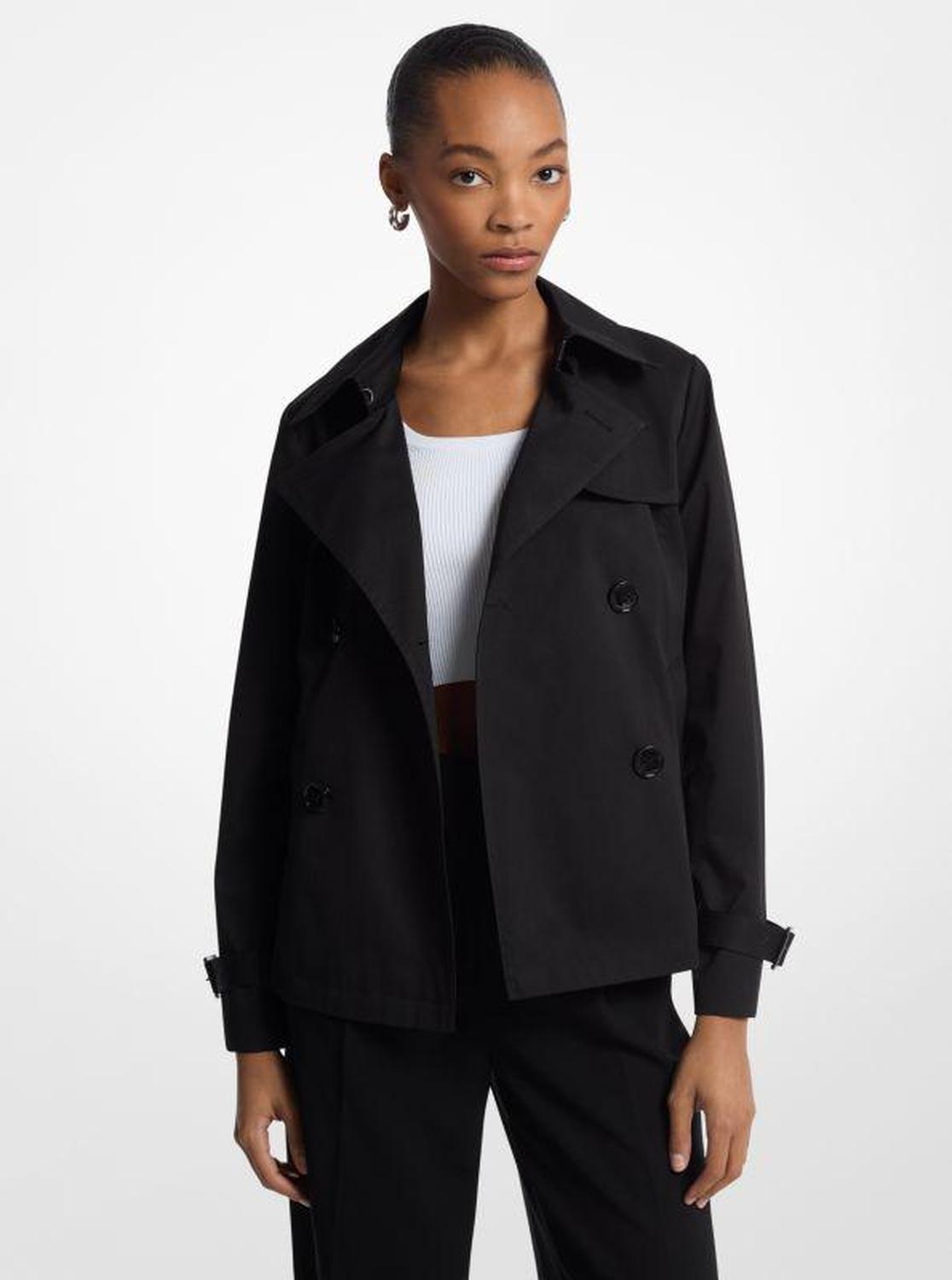 Cropped Trench Coat