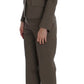 BENCIVENGA Beige Wool-Cotton Suit Set Chic Elegance