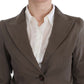 BENCIVENGA Beige Wool-Cotton Suit Set Chic Elegance