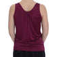 PLEIN SUD Elegant Purple Rayon Cami Blouse