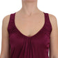 PLEIN SUD Elegant Purple Rayon Cami Blouse