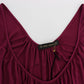 PLEIN SUD Elegant Purple Rayon Cami Blouse