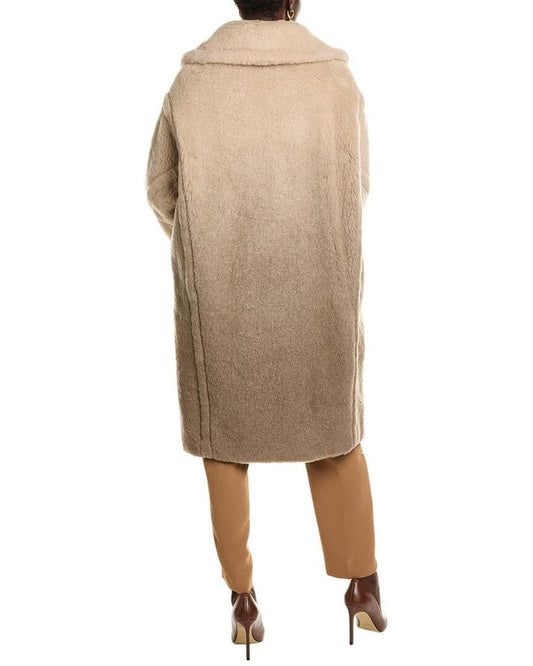 Max Mara Gatto Alpaca, Wool & Silk-Blend Coat