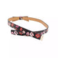 Women's 19mm Fall Poppies Bow Belt