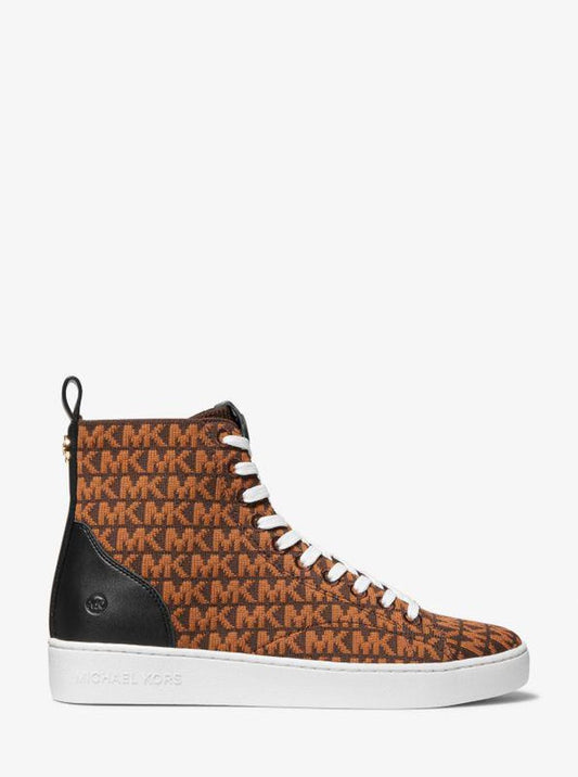 Edie Logo Knit High-Top Sneaker