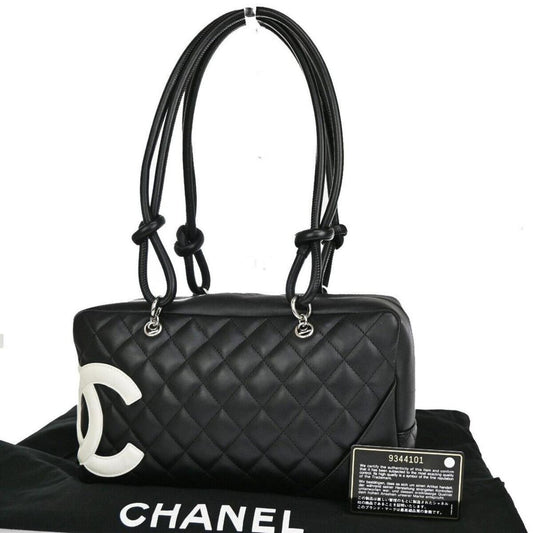 Chanel Cambon  Leather Shoulder Bag (Pre-Owned)