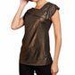 Xena Top In Liquid Gold