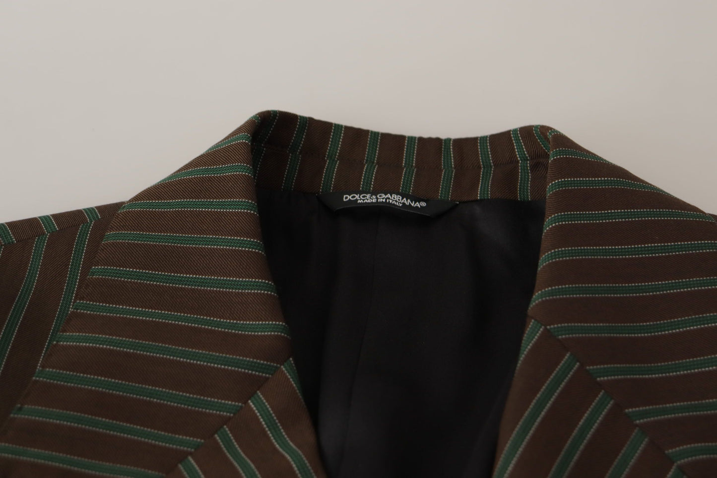 Dolce & Gabbana Multicolor Striped Double Breasted Blazer