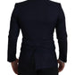 Dolce & Gabbana Elegant Single Breasted Wool Silk Blazer