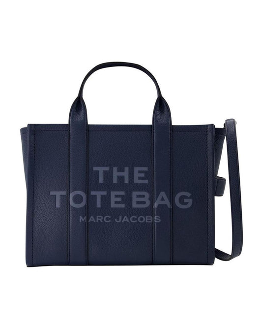 The Small Tote in Blue Sea Leather