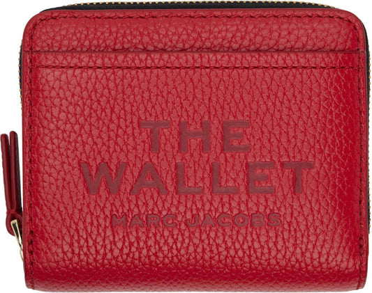 Red 'The Leather Mini Compact' Wallet