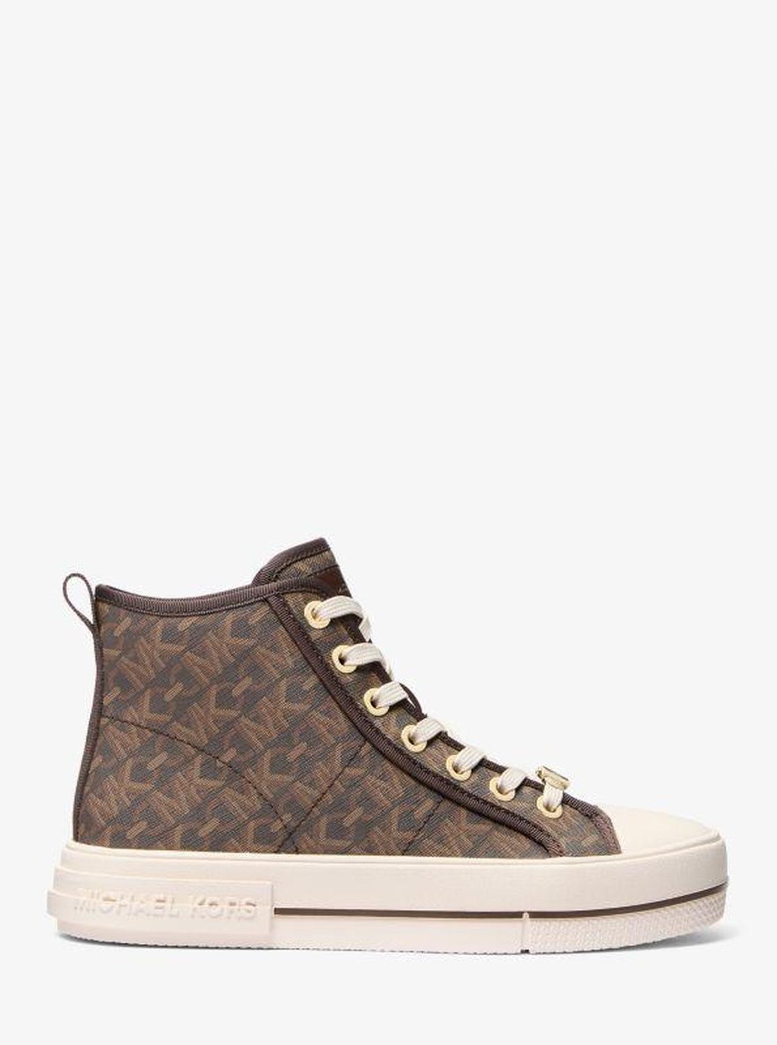 Evy Empire Monogram High-Top Sneaker