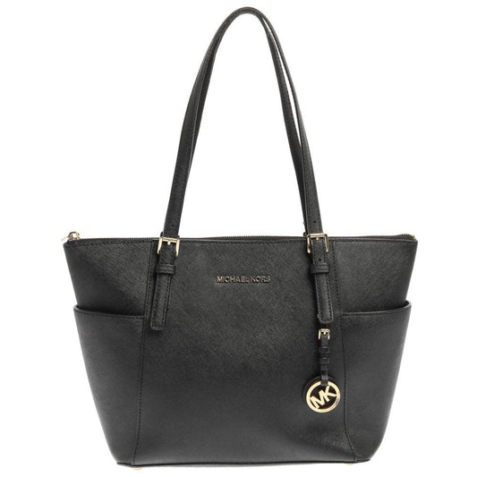 Michael Michael Kors  Leather Medium Jet Set Top Zip Tote