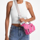 Jet Set Large Printed Signature Logo Crossbody Bag